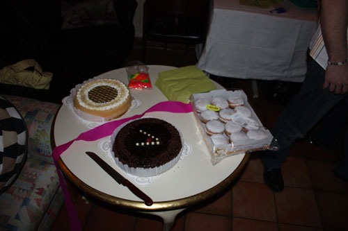 Marzipan- & Schokotorte & Krapfen