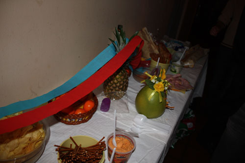 Ein kleines "Hawaii-Buffet"