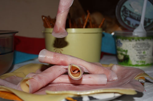 Mit Schinken & Käse