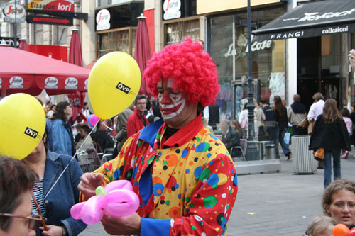 Für die Kinder die Clowns