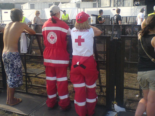 Im Interesse der Völkerverständigung war auch das Slowakische Rote Kreuz dabei