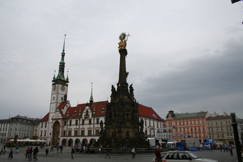 Rathaus & Rathausplatz von Olomouc