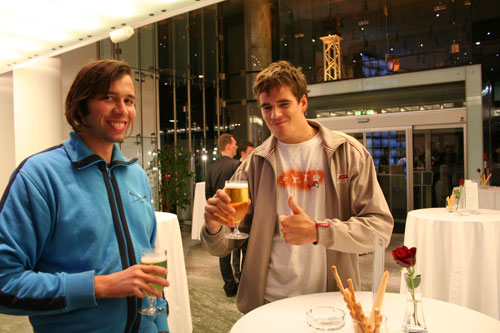 Hier Andy und Paul nach der Veranstaltung :-)