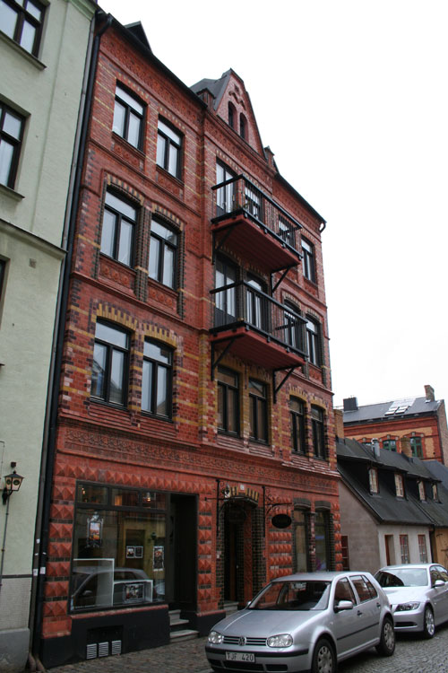 A house in the city center