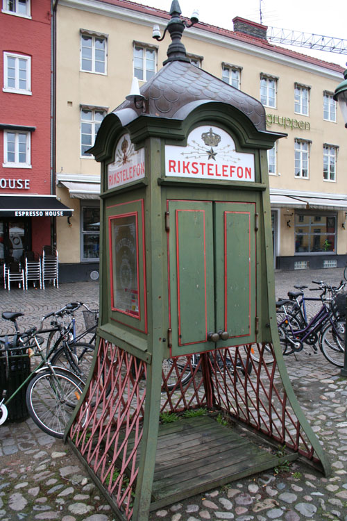 How a callbox looks like in Malmö