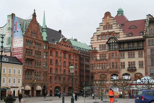 Houses on the mainsquare