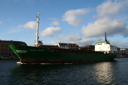 A big cargo ship