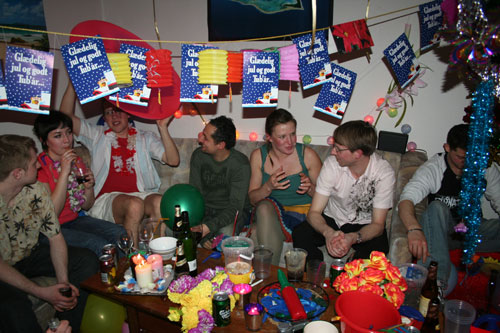 One of dozens of pictures of the party
