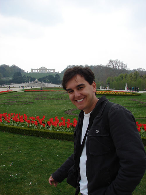 Mike at Schönbrunn