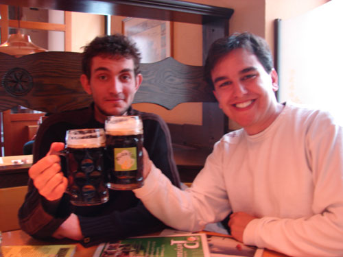 Benoît & Mike at Wieden Bräu