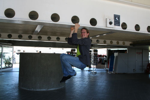 Hanging around in Barcelona