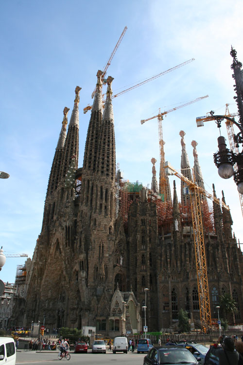 The famous Sagrada Família