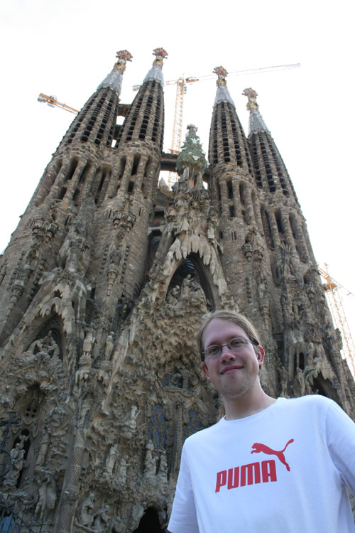 Me at Sagrada Família