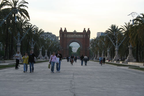 Triumphal arch of Barcelona