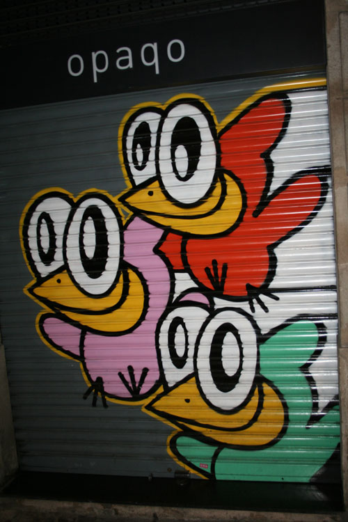 Paintings on shutters - You can find many of them