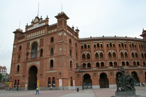 The bullfighting arena Las Ventas