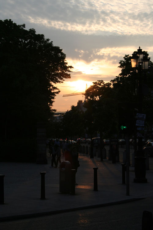 Sunset in Dublin