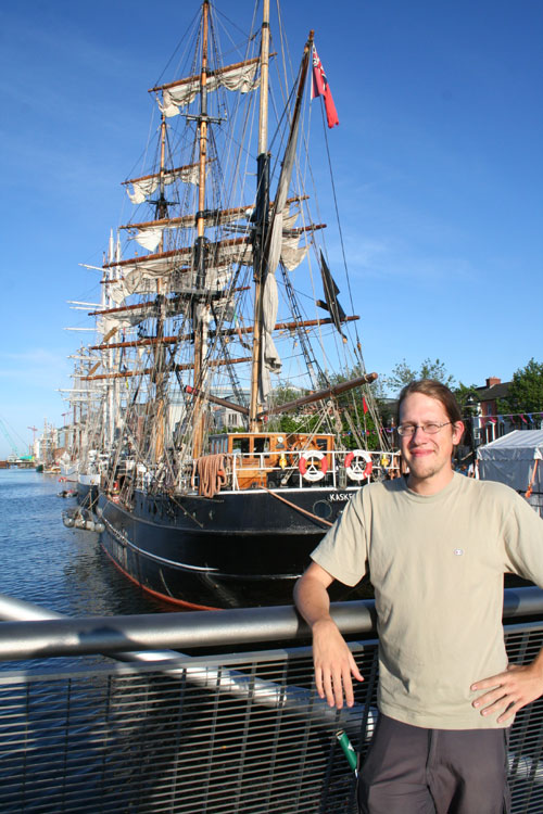 Me at a pirates ship!
