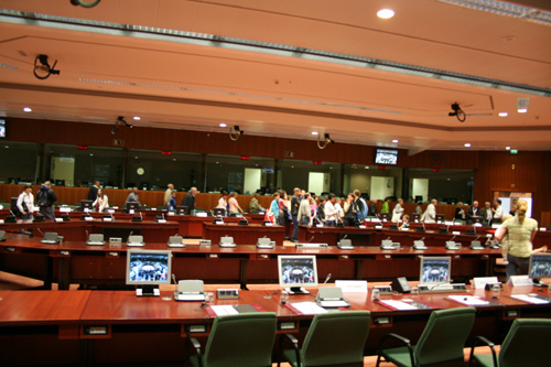 The main meeting room of the Council