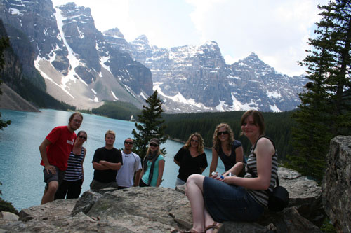 The "Moose" gang. With them I was travelling through the National Parks and the Rockies