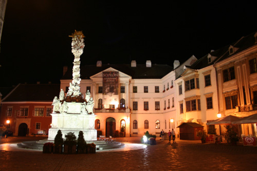 Trinity Column on the main square 