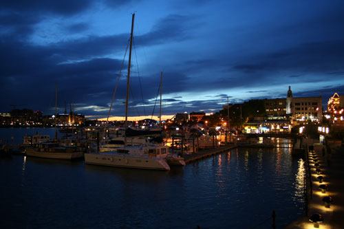 Inner habor at sunset