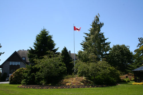 Forecourt of the Majors house