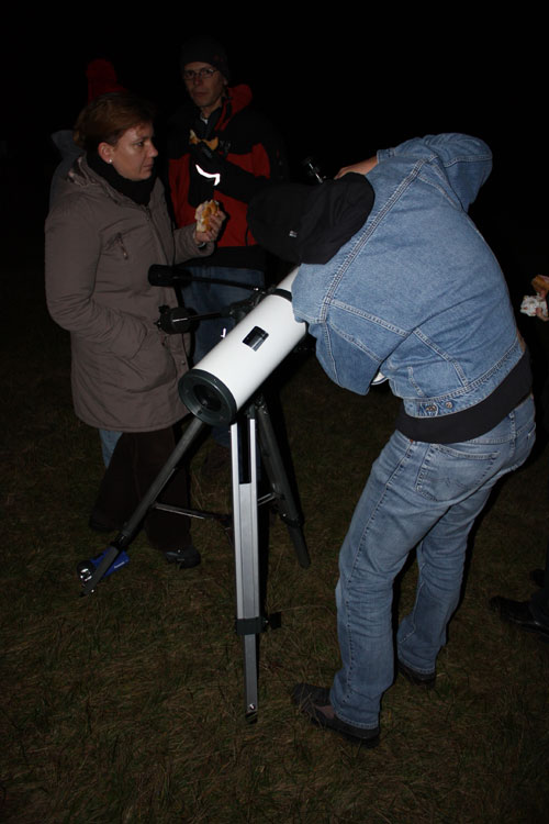 Das "kleinere" Teleskop ist bereits verwendbar!