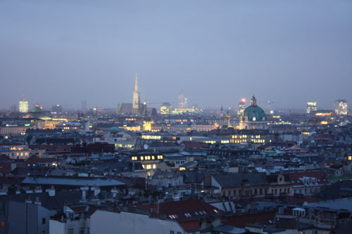 Blick auf den ersten Bezirk