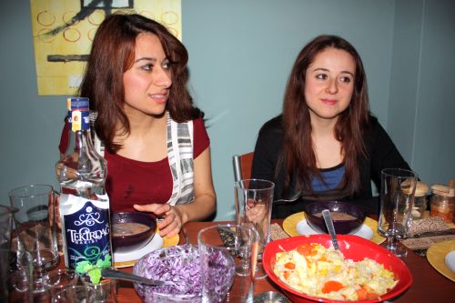 Esra and Ela prepaired food!