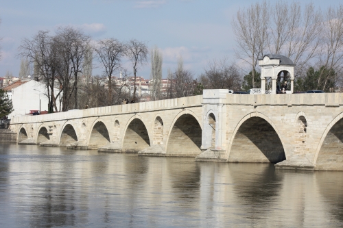 Bridge next to a popular recreation area