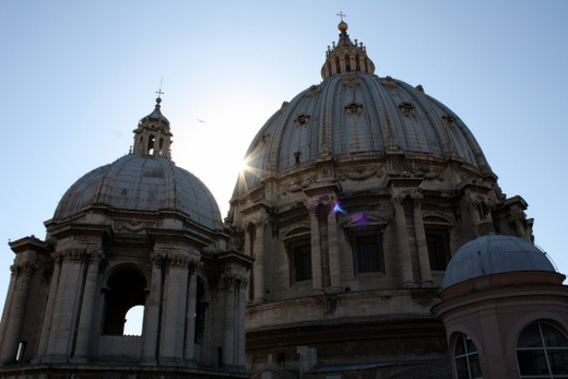 Saint Peter's cathedral at sunset